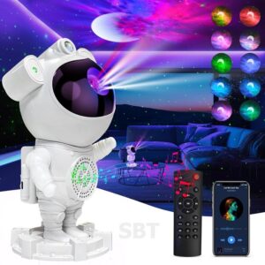 پروژکتور کهکشانی فضانورد اسپیکردار ا Astronaut Star Light Projector